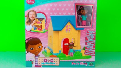Disney Doc McStuffins Docs Clinic Playset Toy Review Unboxing