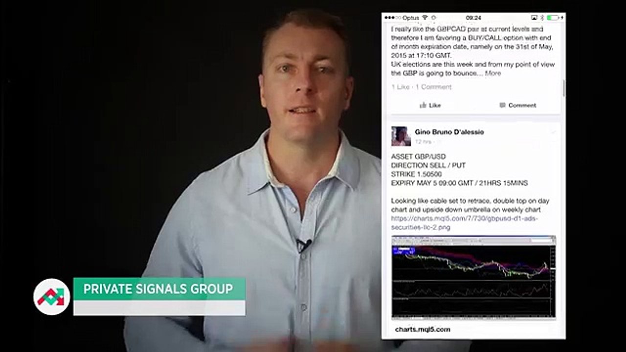 Private Signals Group - Copy Binary Options Signals By Pro Traders