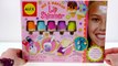 LIPGLOSS MAKER KIT --- Mix & Makeup POPSICKLE Lip Shimmer Keychains: 3 Flavors by Alex Toys