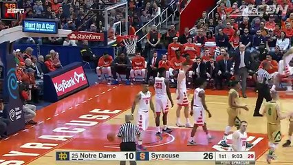 Notre Dame vs. Syracuse Basketball Highlights (2015-16)