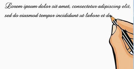 Explaindio 2.0 teaser 4 - New level of quality in text drawing