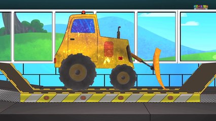 Bulldozer Car Wash | Construction Vehicle | Car Wash