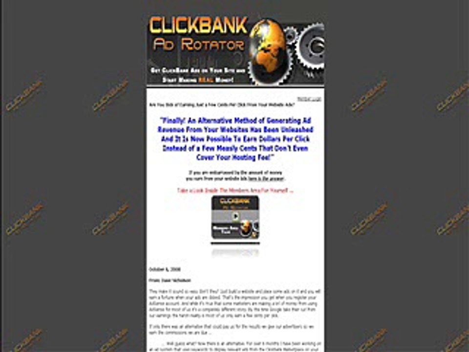 ClickBank Ad Rotator-Earn Dollars Instead Of Google ...