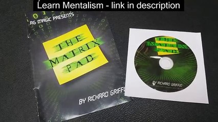 The Matrix Pad by Richard Griffin - Magic Trick Review the killer mentalism manuscript