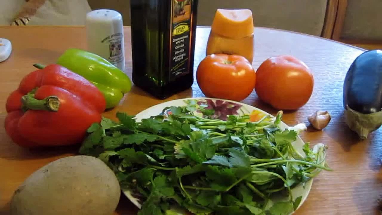 Грузинская кухня. Аджапсандали (овощное блюдо)