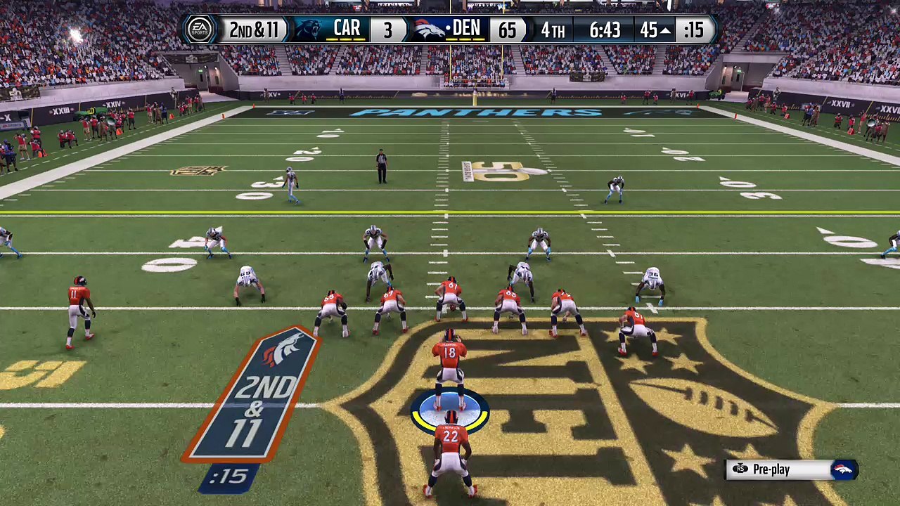 TD Thomas vs Carolina Madden NFL 16