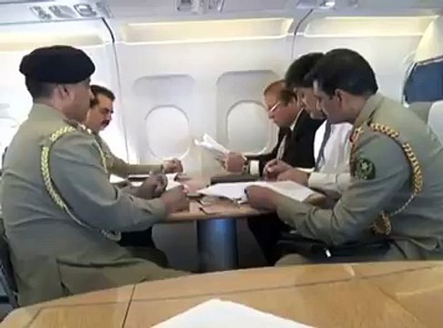Prime Minister Muhammad Nawaz Sharif, COAS General Raheel Sharif, SAPM on Foreig