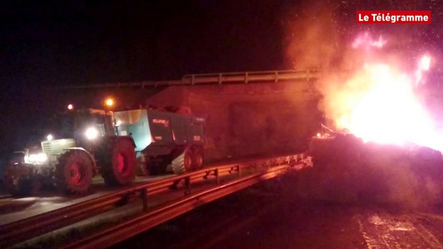 Concarneau. Les agriculteurs ciblent une grande surface