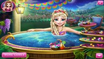 [Lets Play Baby Games] Disney Frozen Game - Frozen Elsa Jacuzzi Celebration