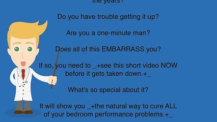 Short Video Shows How To Get And Stay Hard NATURALLY