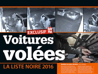 Vols de voitures : le palmarès 2016 !