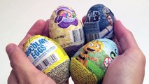 Surprise Eggs Dora The Explorer, Star Wars, The Penguins of Madagascar and Maya The Bee
