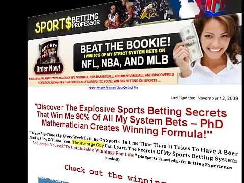 Sports Betting Professor - PhD Mathematician Creates Winning Formula