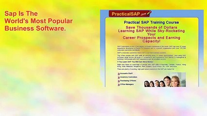 Practical Sap Training Course