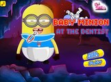 Baby Minion Mignons jeux dessins animés chez le dentist Baby and Girl cartoons and games LOjD9