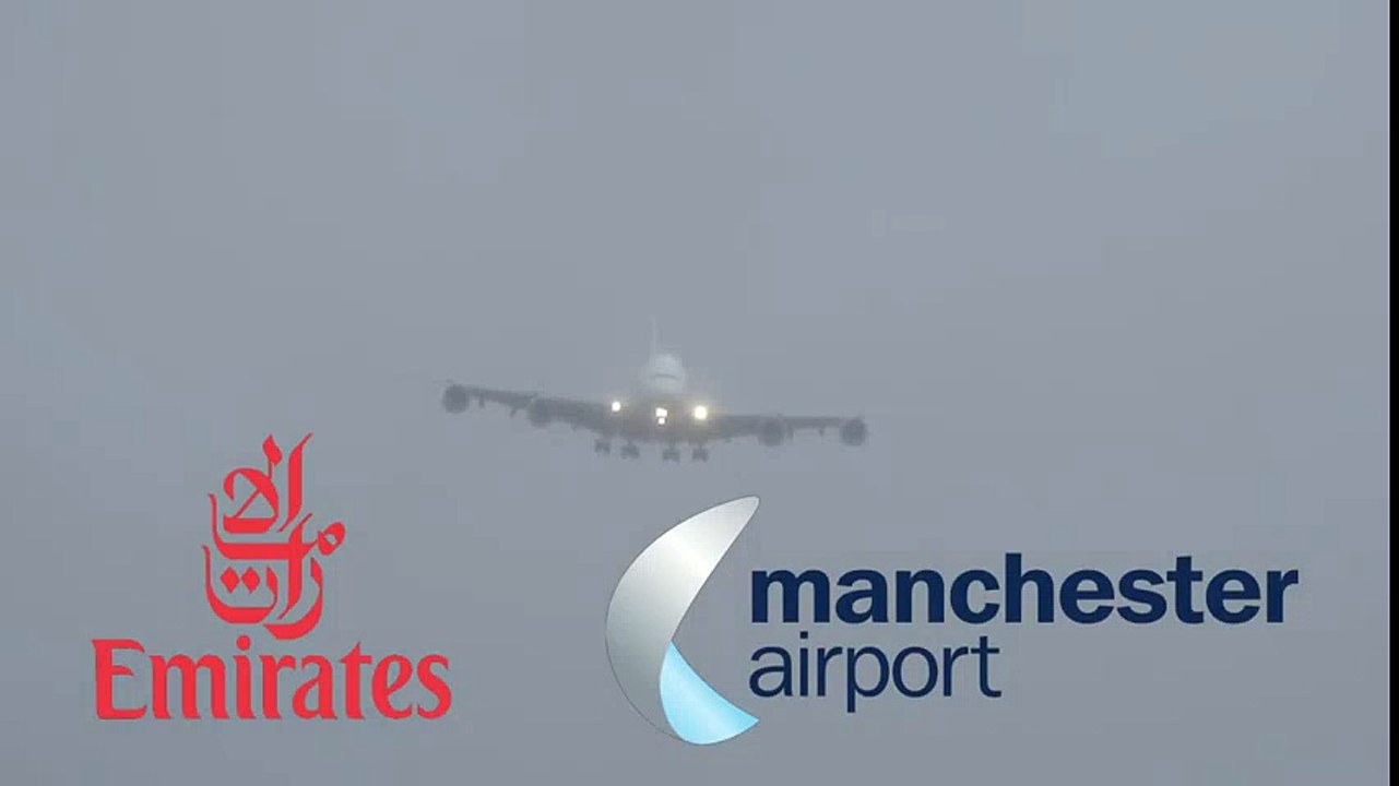 Airbus A380 Superb Crosswind Landing!  Crosswind Landing