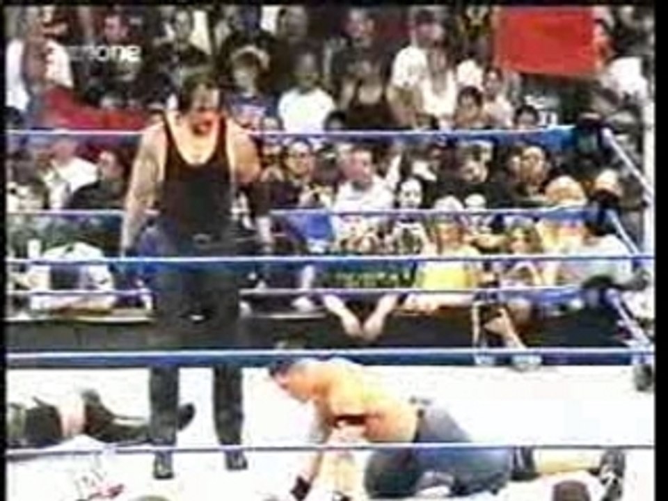 Undertaker chokeslams RVD and Tombstones John Cena