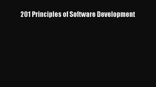 [PDF Download] 201 Principles of Software Development [Read] Full Ebook