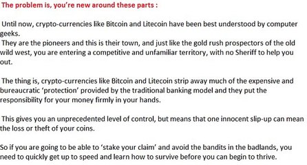 Bitcoin & Litecoin Survival Guide Review