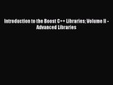 [PDF Download] Introduction to the Boost C   Libraries Volume II - Advanced Libraries [Read]