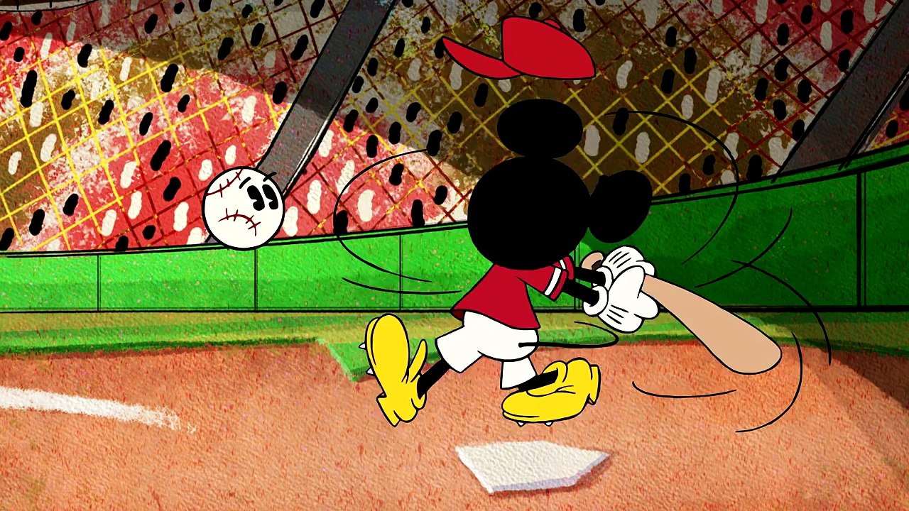 Team Mickey Hits The Baseball Field | Disney Shorts