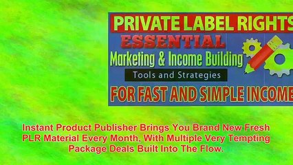 Instant Product Publisher