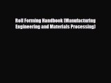 [PDF Download] Roll Forming Handbook (Manufacturing Engineering and Materials Processing) [Download]