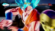 Dragon Ball Xenoverse (PS4) : SSGSS Goku [DLC] Vs Golden Frieza [DLC] Gameplay【60FPS 1080P