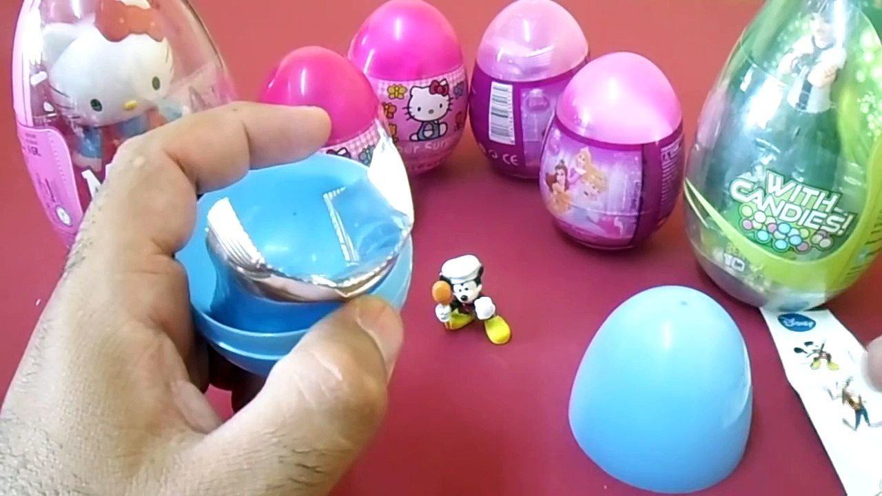 30 Sürpriz Yumurta Açma | Ben10, Hello Kitty ve Disney Oyuncak Yumurtalar