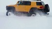 FJ Cruiser VS Jeep Wrangler Extreme & Deep Snow Challenge Part 2