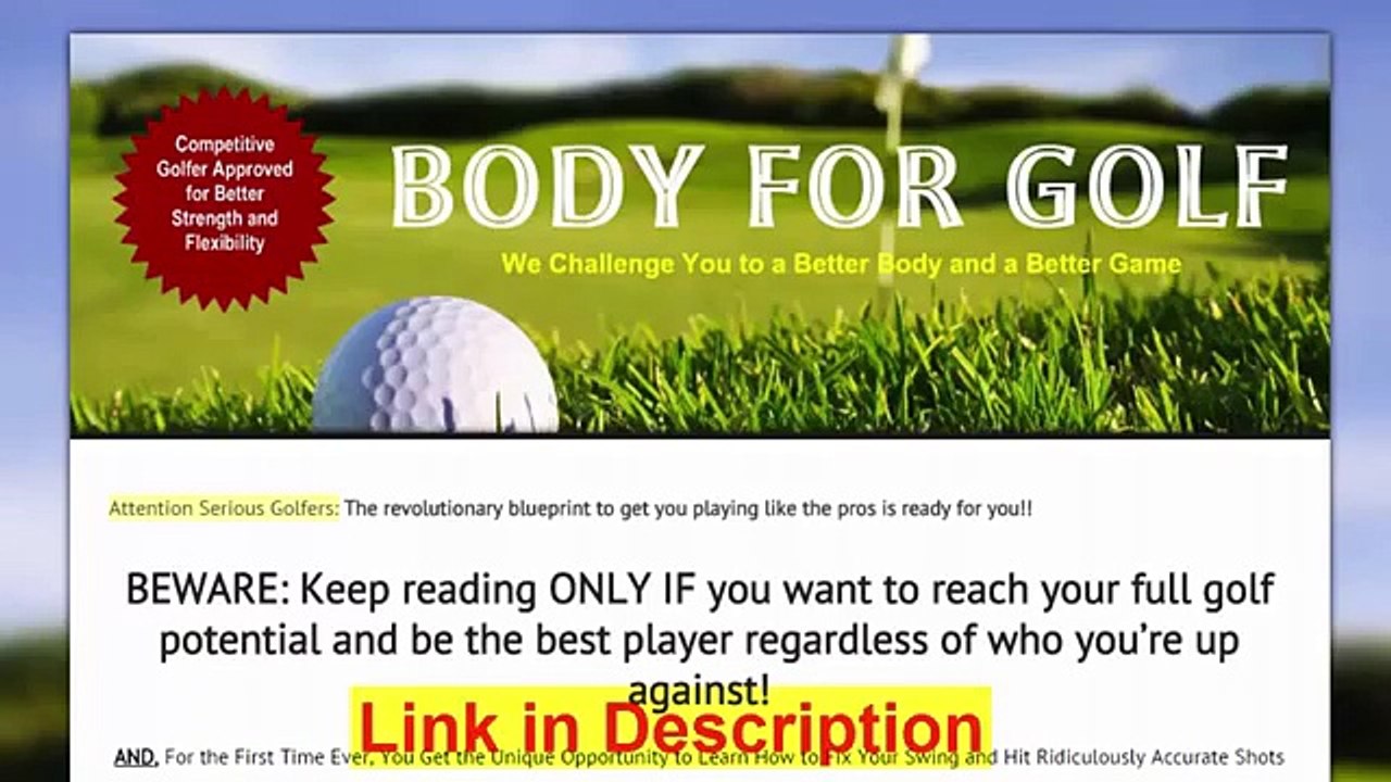 Body For Golf Review