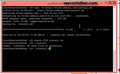 How to Install Webuzo in Centos