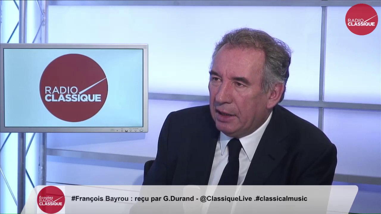 François Bayrou, invité politique de Guillaume Durand sur Radio Classique - 130116