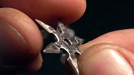 Сюрикэн.оружие из 5-ти копеечной монеты