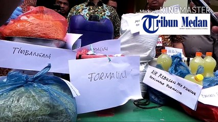 Polisi Gerebek Tempat Pembuatan Mi Formalin