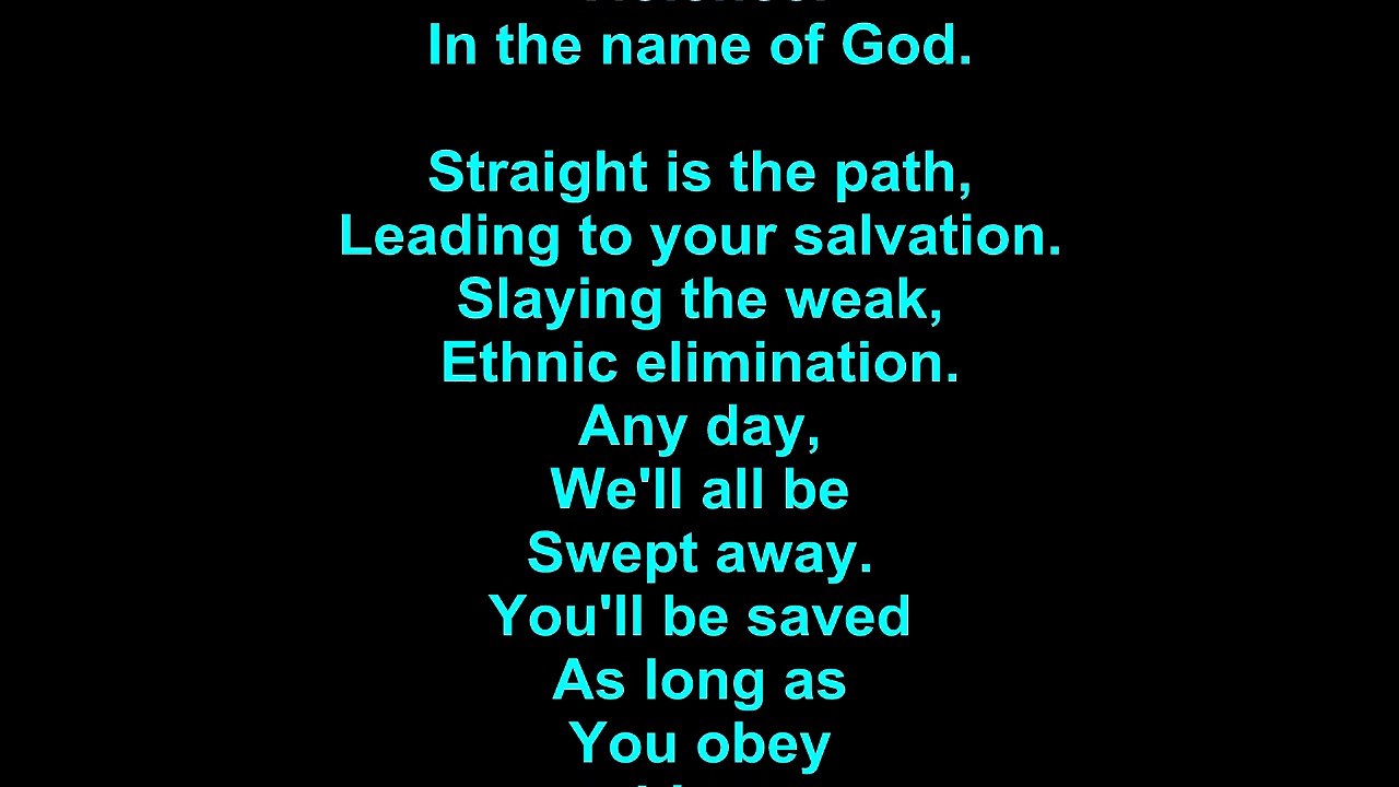 Dream Theater – In The Name Of God Lyrics