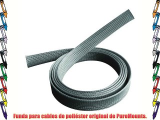 Puremounts PM-ZCCS-SOCKS-20G - Protector de cable (18m 2 cm Poli?ster) Gris