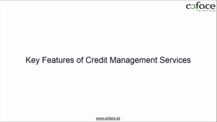 Selecting Credit Management Services