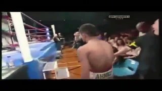 Cocky boxer knocked out