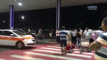 Vídeo mostra confusão entre taxistas no Aeroporto de Vitória