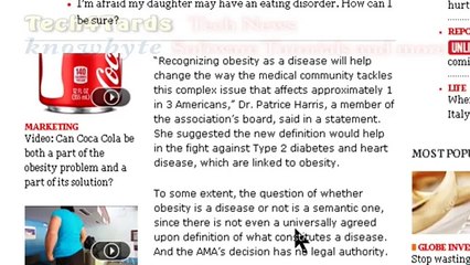 Fat is not your fault, you are sick