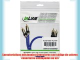InLine 89705P cable de audio - cables de audio (5m 2 x RCA Macho/Macho) Azul