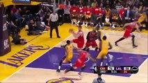 Derrick Rose Alley-Oop to Jimmy Butler  Bulls vs Lakers  January 28 2016  NBA 2015-16 Season