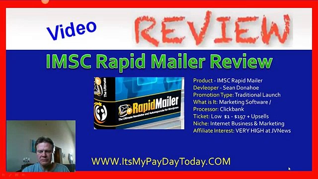 IMSC Rapid Mailer Review - A Good Product but There is a FREE Alternative to IMSC Rapid Mailer