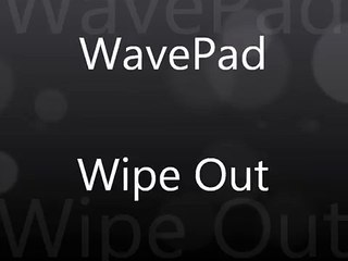 WavePad Wipe Out