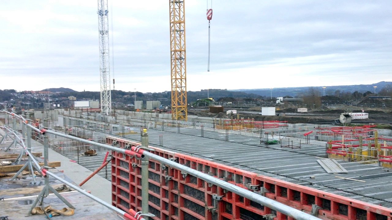Liège: le chantier du MontLégia est déjà loin après 4 mois...