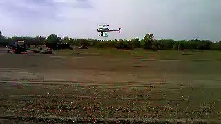 Yamaha RMax Helicopter Landing
