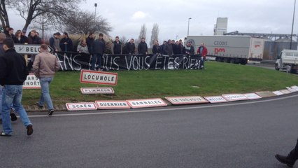 Crise agricole. Rassemblement à Quimperlé