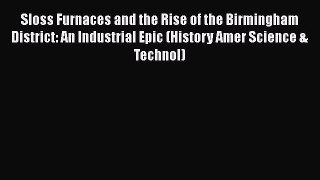 [PDF Download] Sloss Furnaces and the Rise of the Birmingham District: An Industrial Epic (History