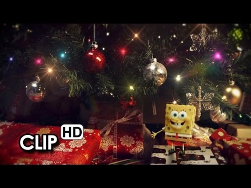 Bob Esponja: Un héroe fuera del agua Clip 'Feliz Navidad - Bob Esponja y Patricio' (2015) HD